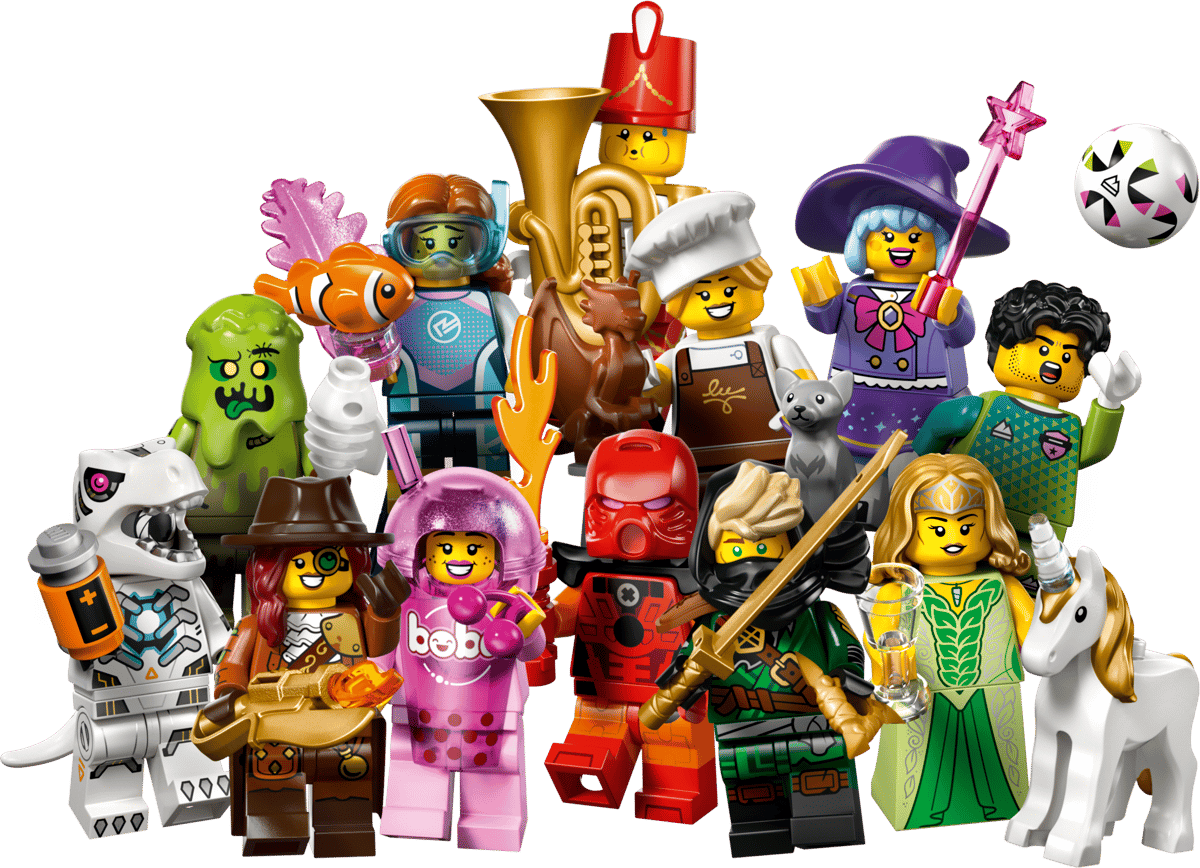 LEGO, Minifiguren, bunt, Spielset, Figuren