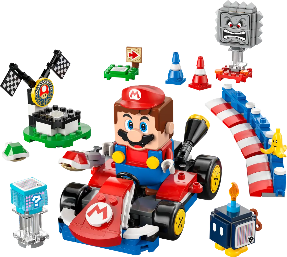 Mario Kart - Interaktiver LEGO Mario & Standard-Kart