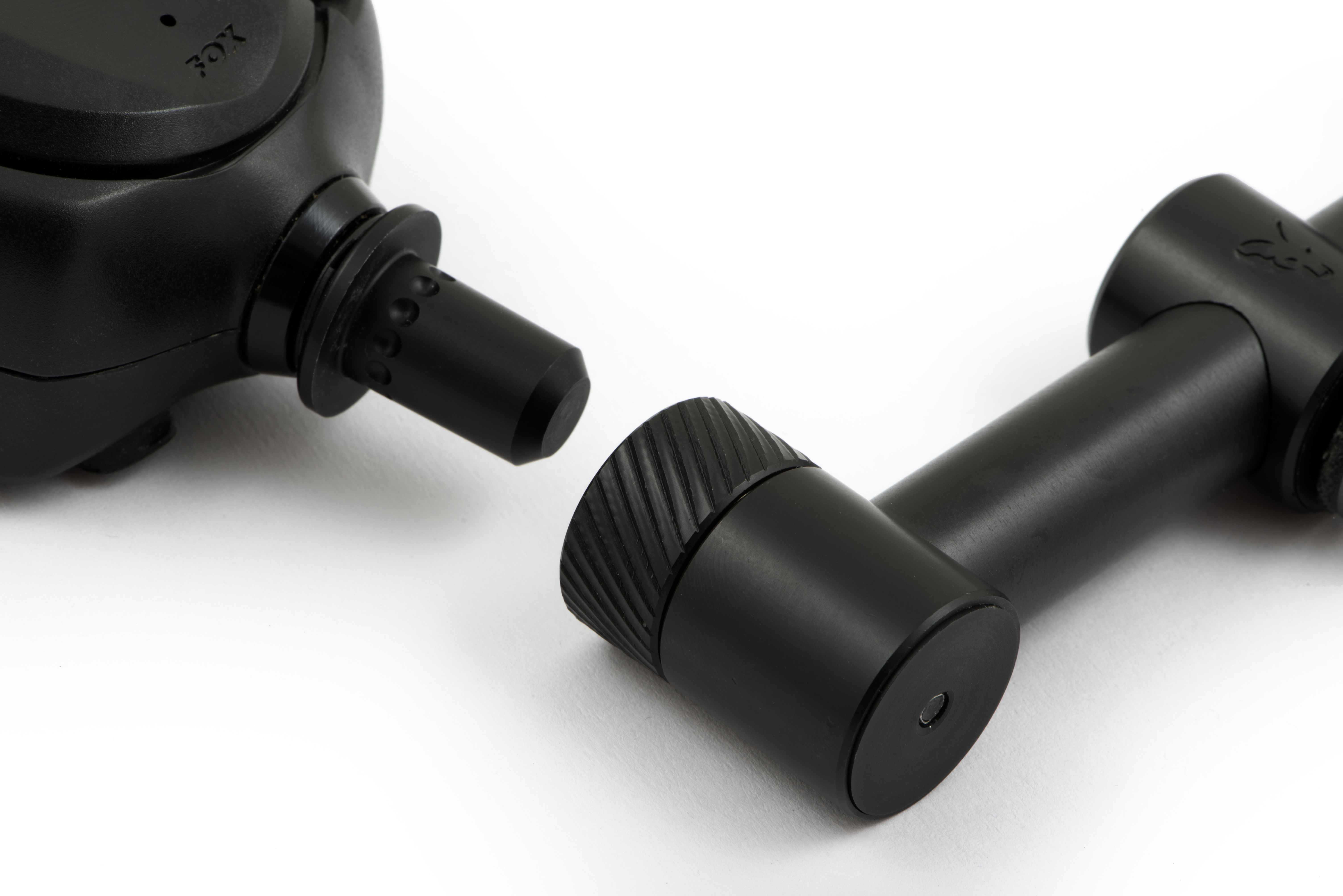 Kamera-Schulterauflage, Gimbal-Adapter, Stativkopf, Schwarze Metallteile, Rändelrad