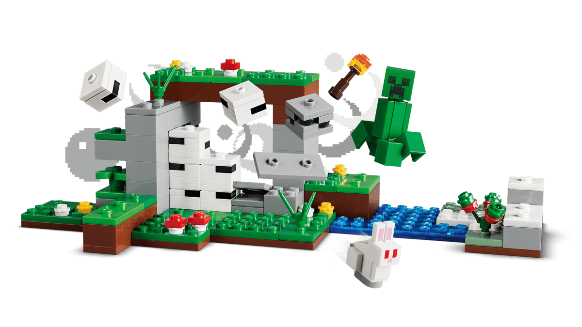 Lego, Klemmbausteine, Szenerie, Hase, Spielen