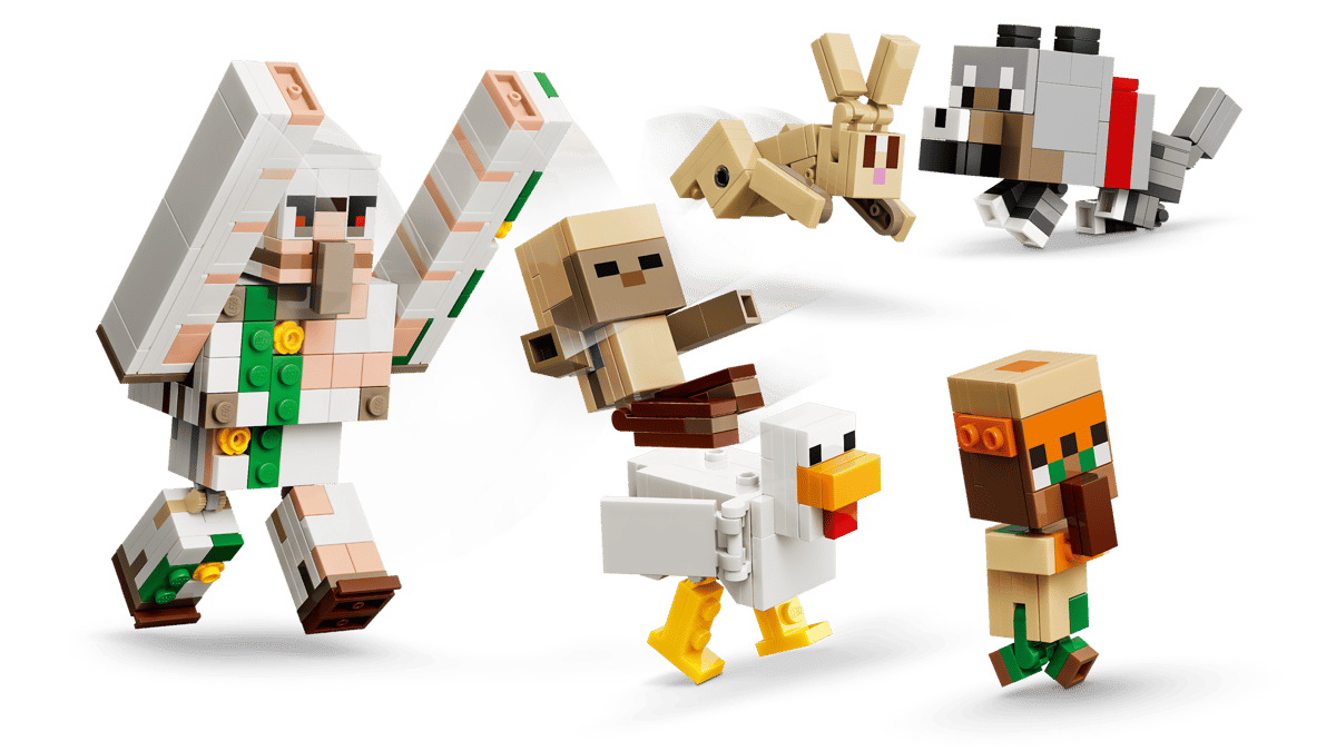 Lego, Figur, Huhn, Hase, Schnecke