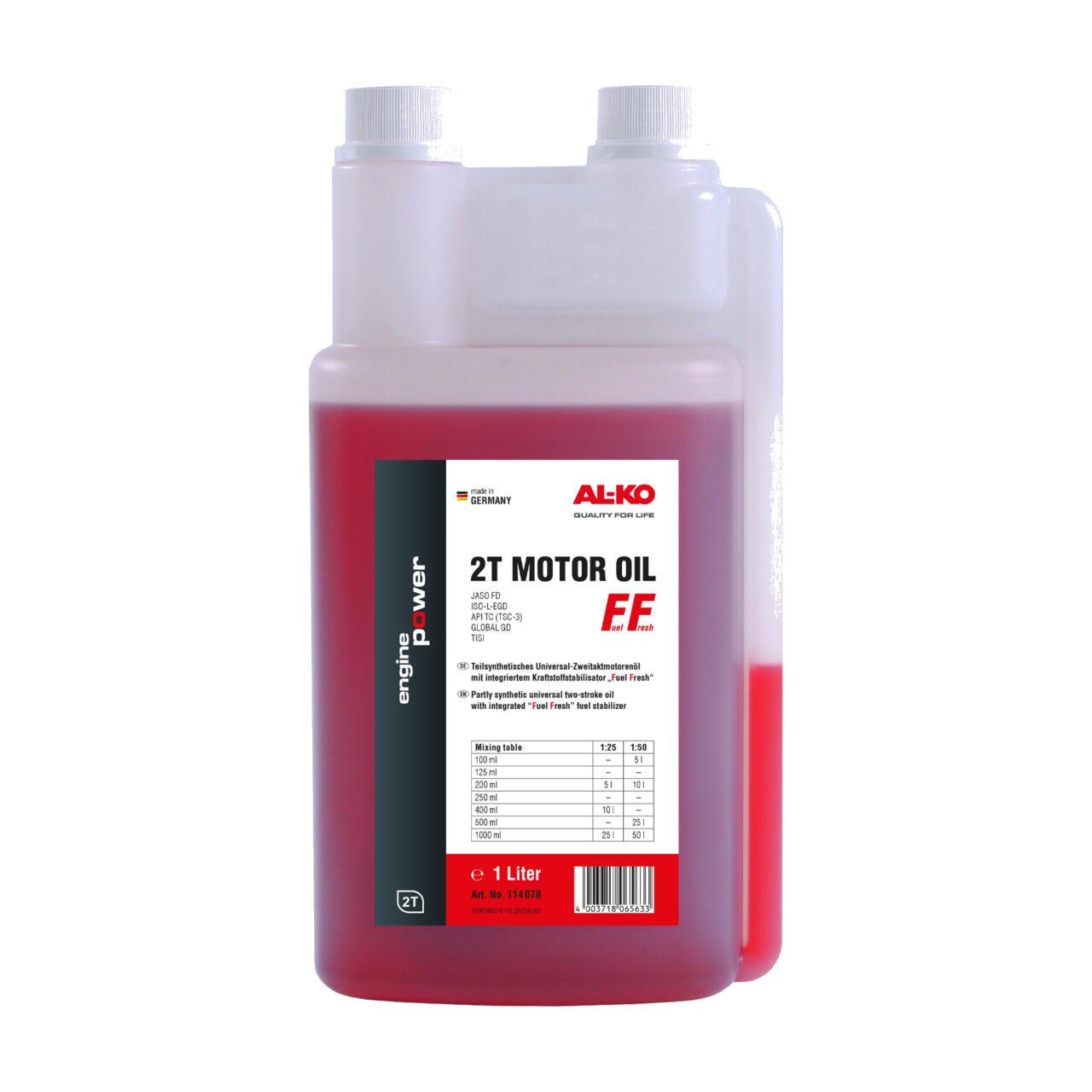Zwei-Takt-Motoröl 1 Liter Flasche, Essen, Würzen, Sirup