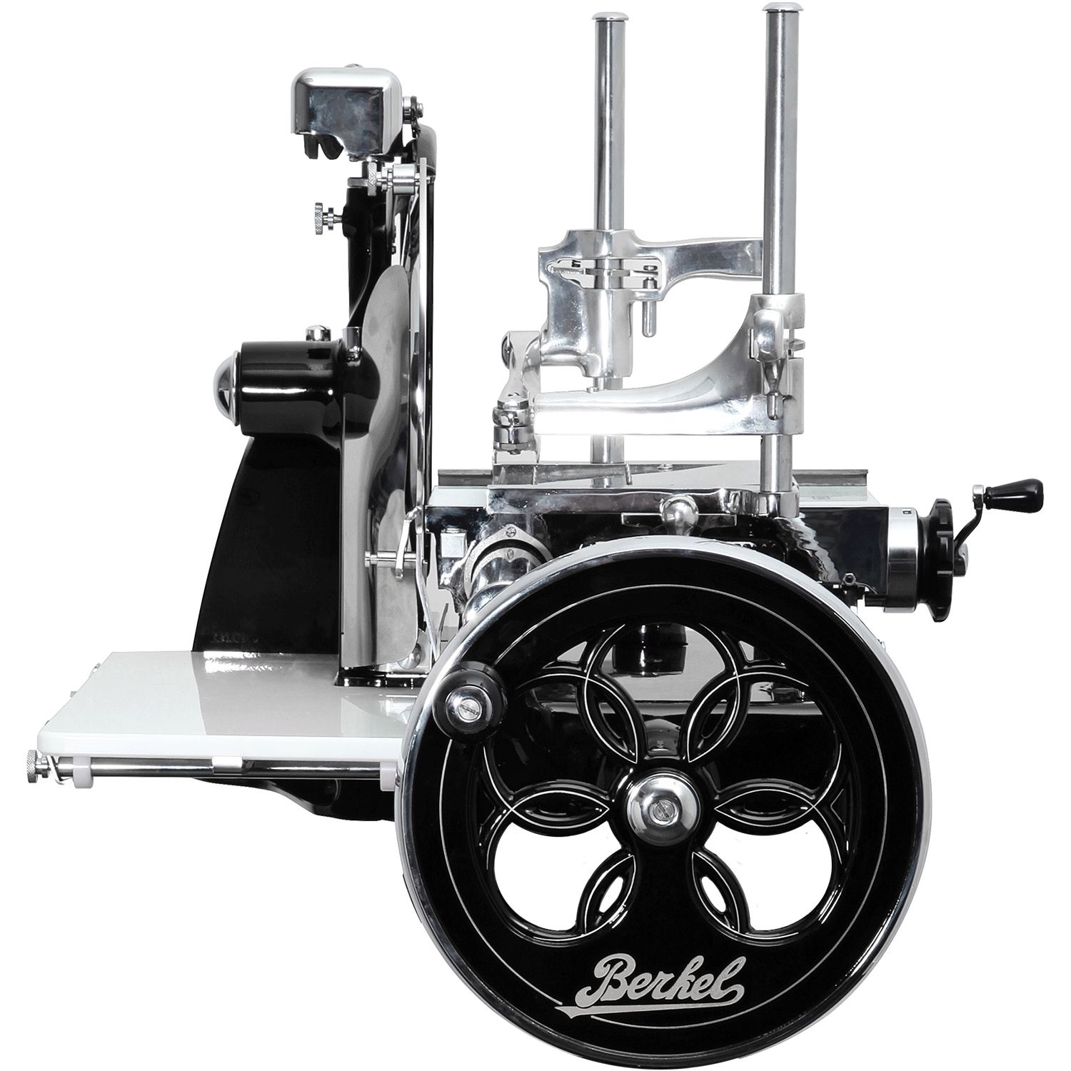 Mechanik, Manuelle Mühle, Chrom-Optik, Großer Rad, Berkel sichtbar
