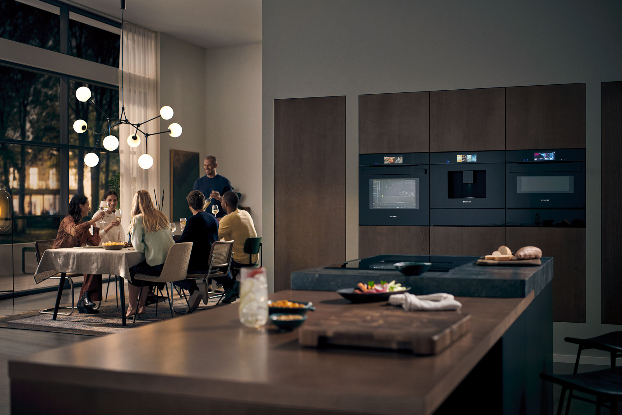Kochen & Co Drinnen, Innenarchitektur, Esszimmer, Esstisch, Restaurant