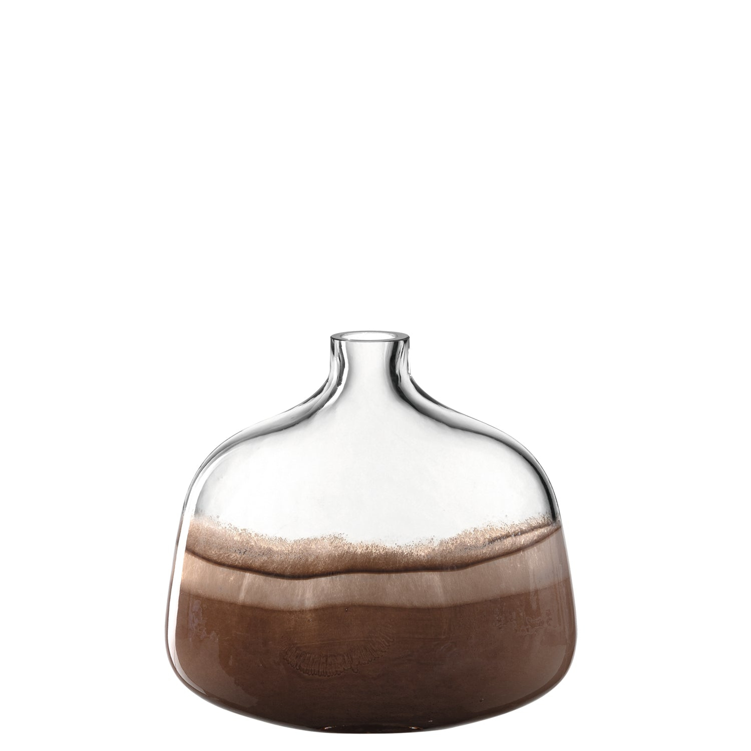 Vase 25 braun/klar Casolare Vase 25 braun/klar Casolare