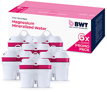 Magnesium Mineralized Water Kartusche MG 2+, 6x Mg2+