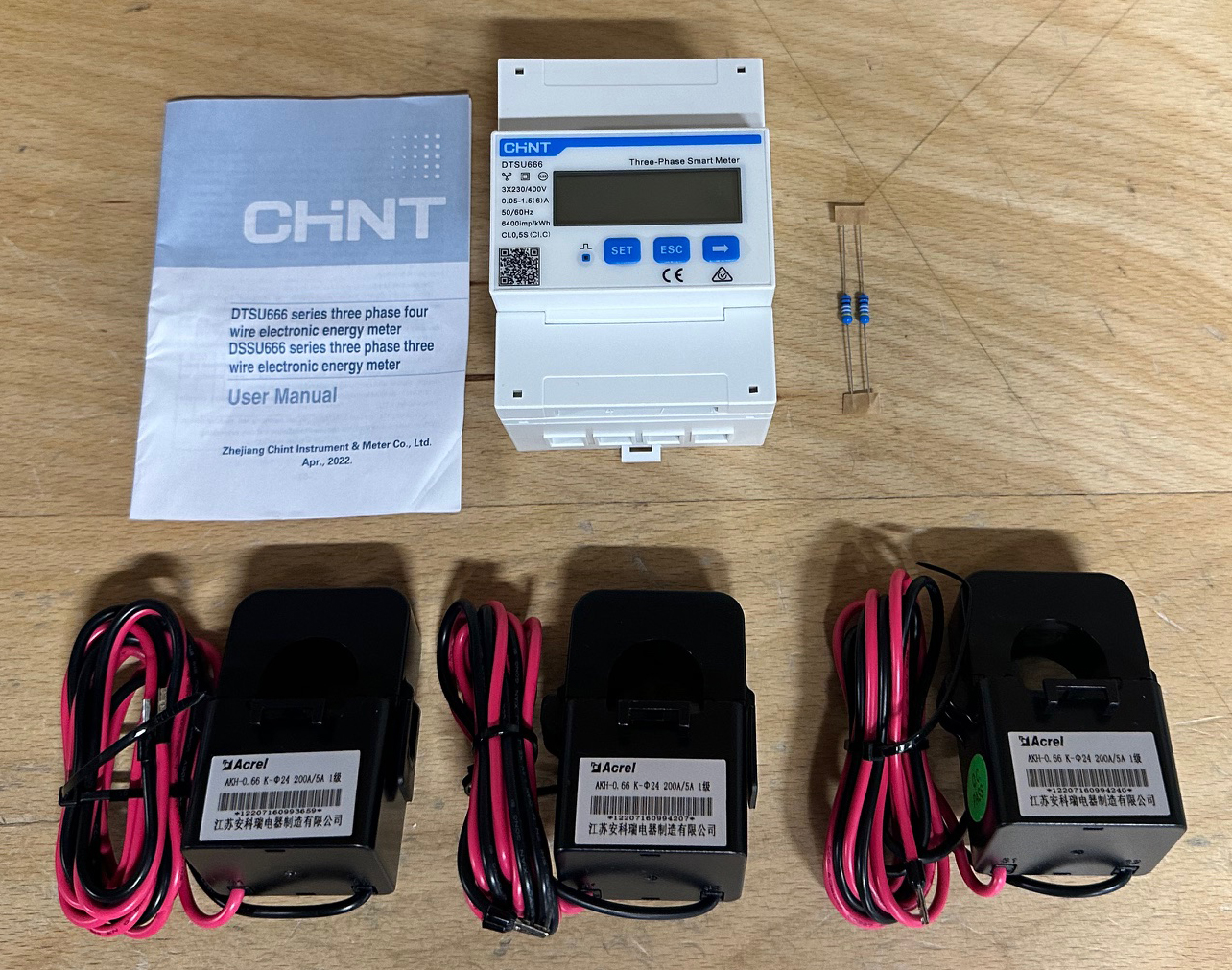 DTSU666 Dreiphasiger Smart Meter Computerausrüstung, Überwachen, Bildschirm, Adapter