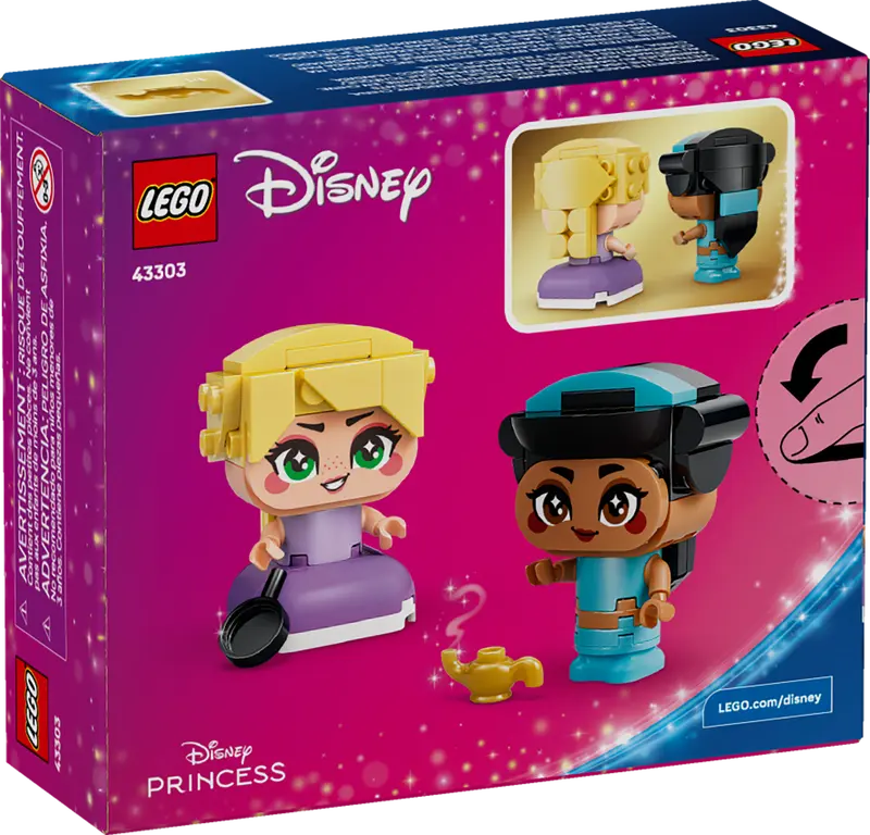 Die Mini-Prinzessinnen Jasmin und Rapunzel