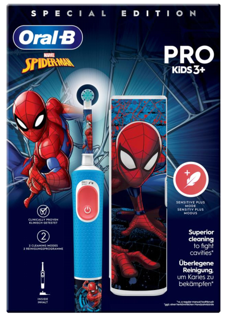 Vitality Pro 103 Kids Spiderman mit Reiseetui Vitality Pro 103 Kids Spiderman mit Reiseetui