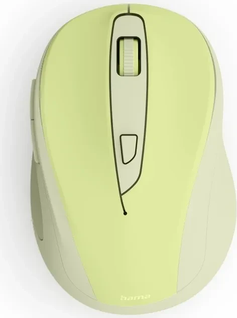 Funkmaus WM-400, ergonomisch, optisch, 6 Tasten, ohne Klickgeräusch, Grün