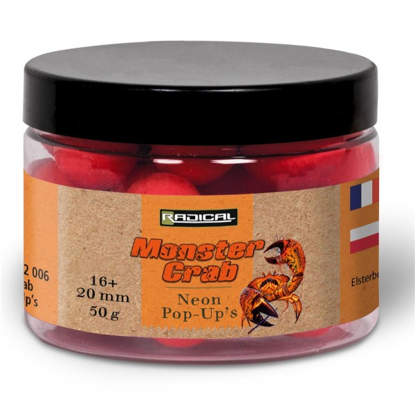 MONSTER CRAB NEON POP UPS Ø16MM,Ø20MM 50G