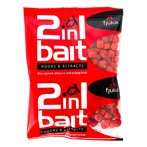 Fjuka Baits 2in1 Rot 10mm 195gr. Beere, Obst, Produzieren, Himbeere, Ketchup