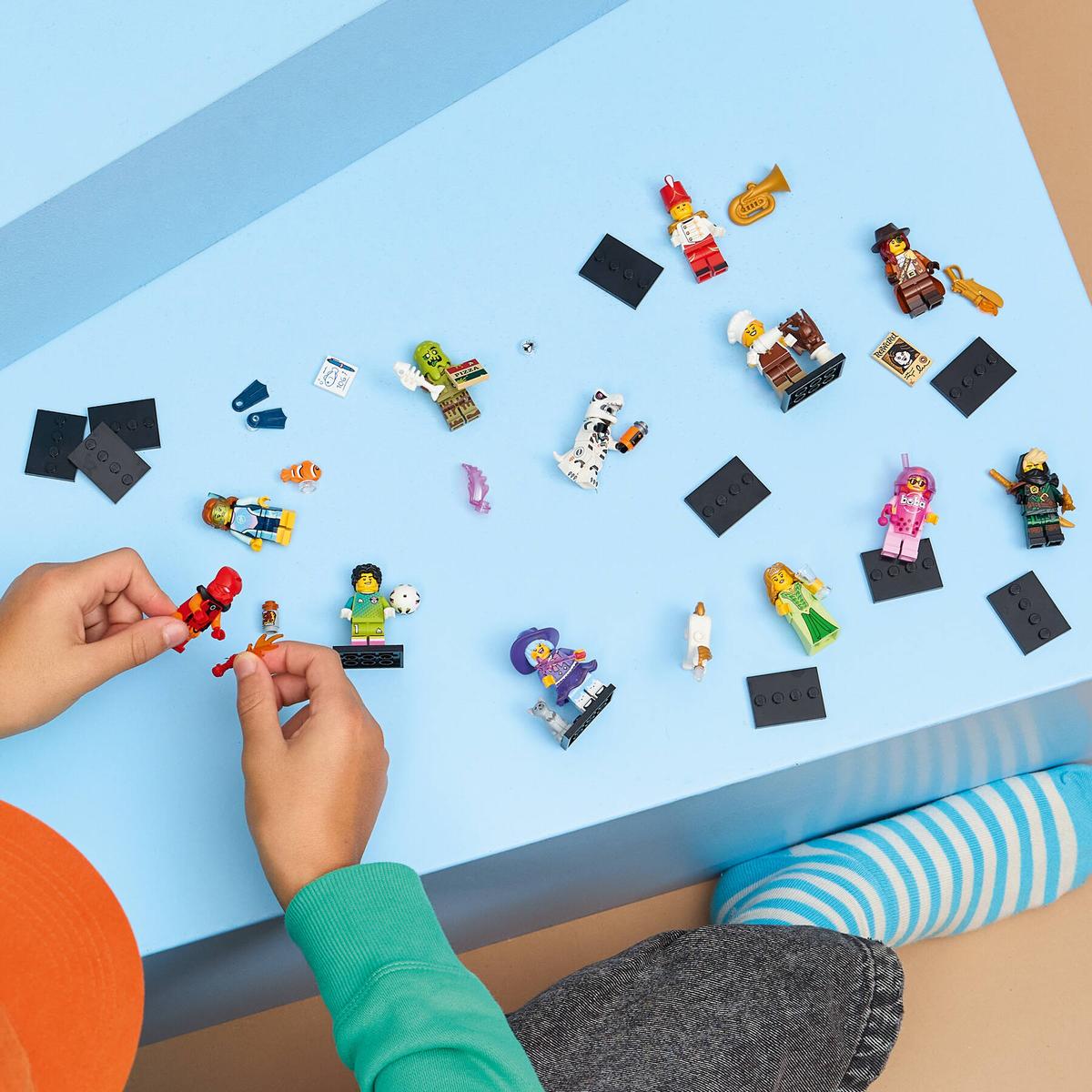 Lego Figuren, Minifiguren, Bauspielzeug, Kunststoff, Bauklötze
