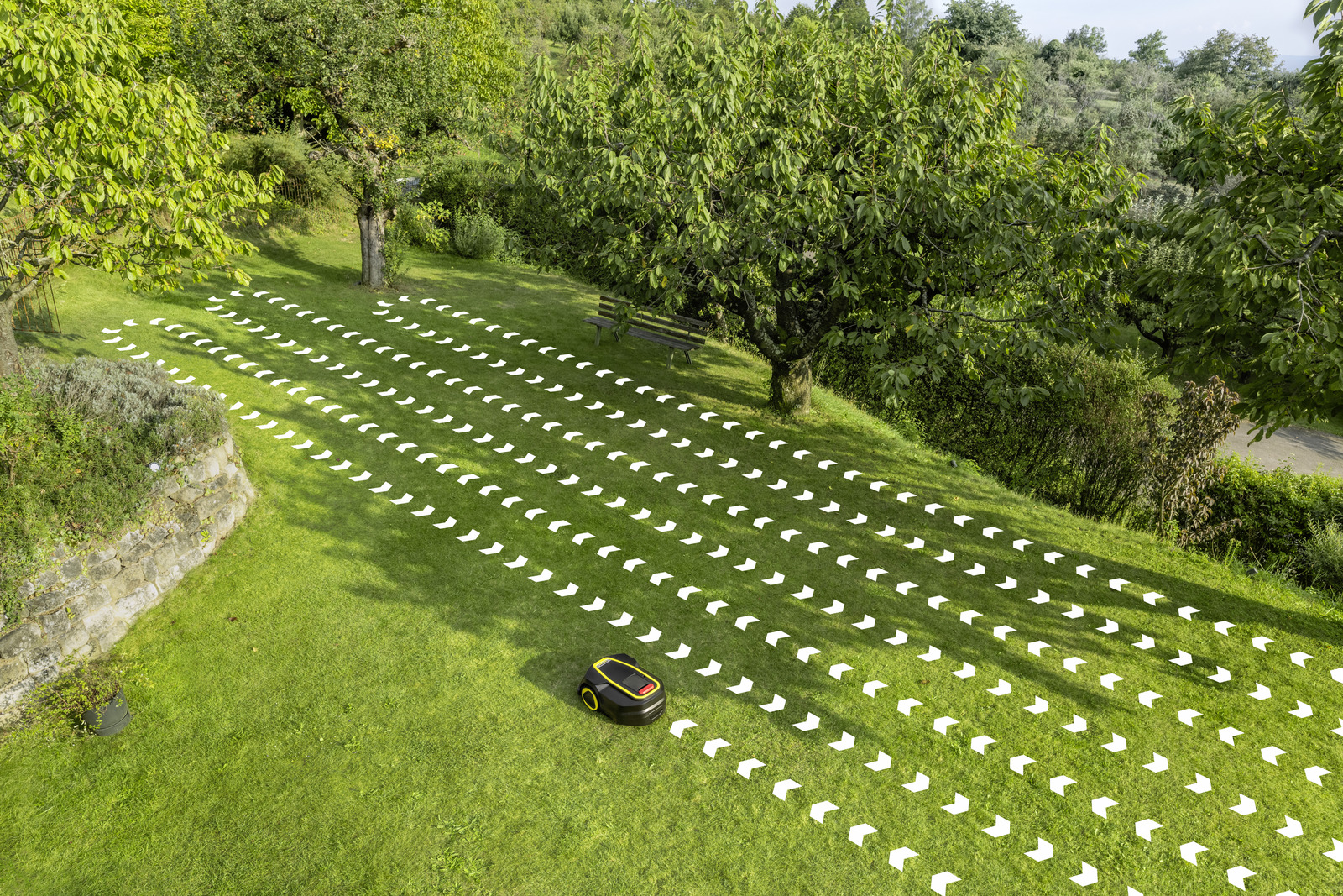 roboter Rasenmäher, Rasenmäher, Gartenroboter, Grasschneider, Rasenpflege