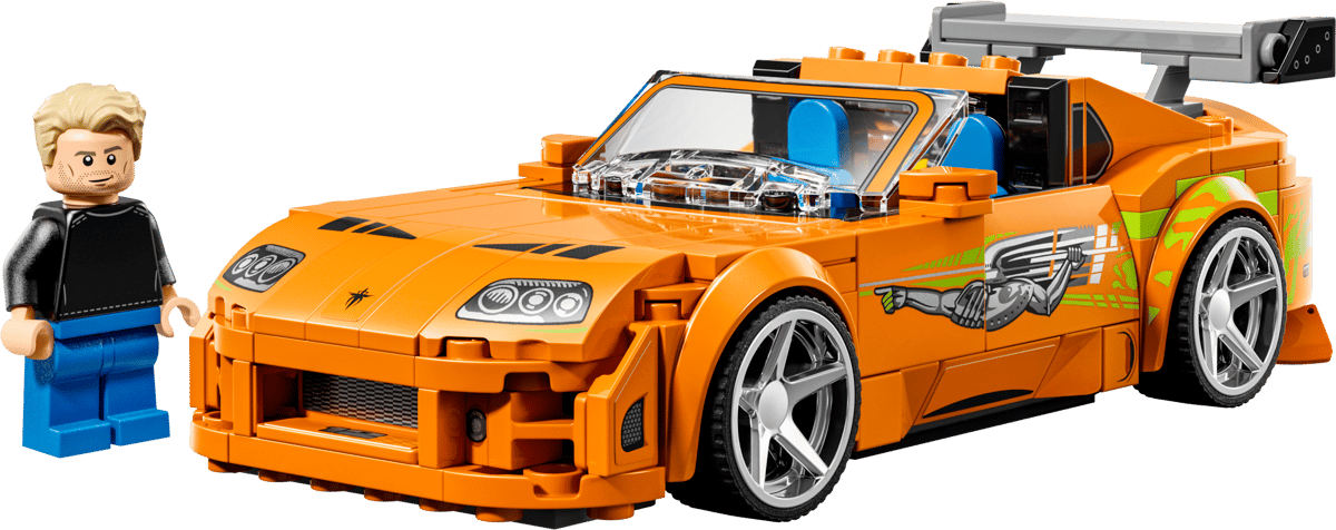 Lego, Sportwagen, Orange, Groot Bugatti-Style, Rennauto