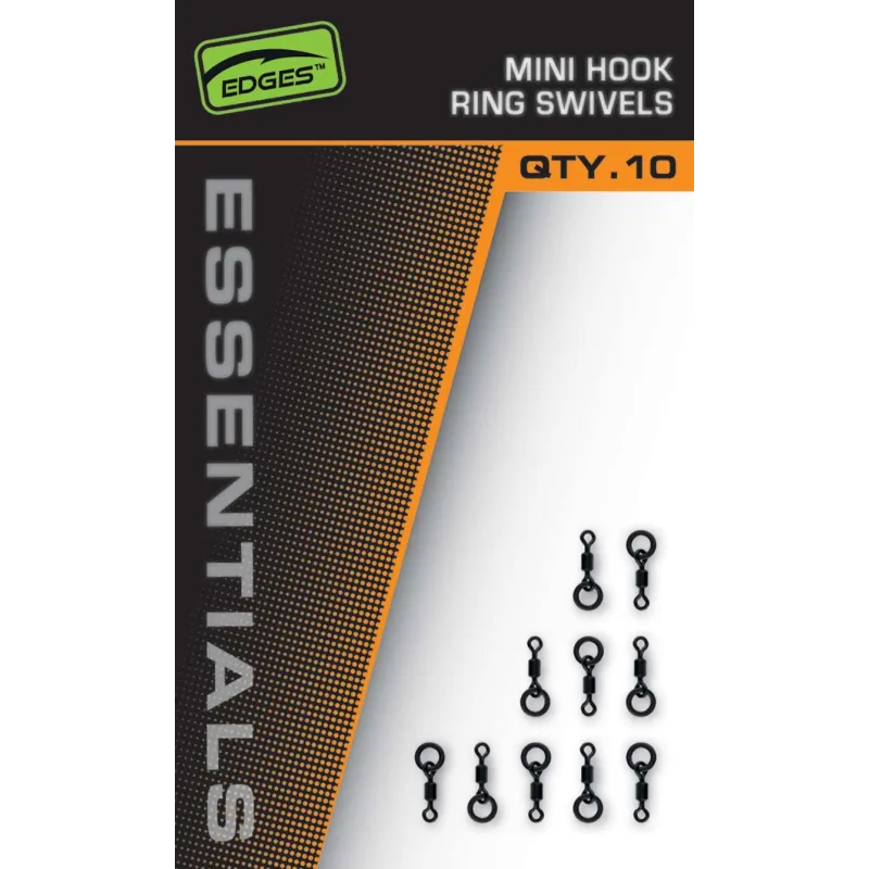 Edges Mini Hook Ring Swivels (CAC881) Edges Mini Hook Ring Swivels (CAC881)