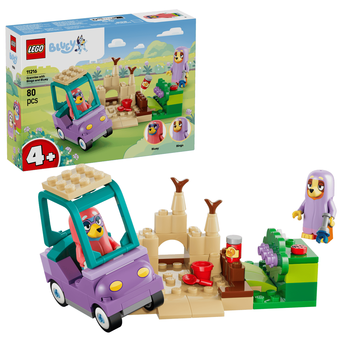 LEGO, Bluesky, 80 pcs, Fahrzeug, Figuren