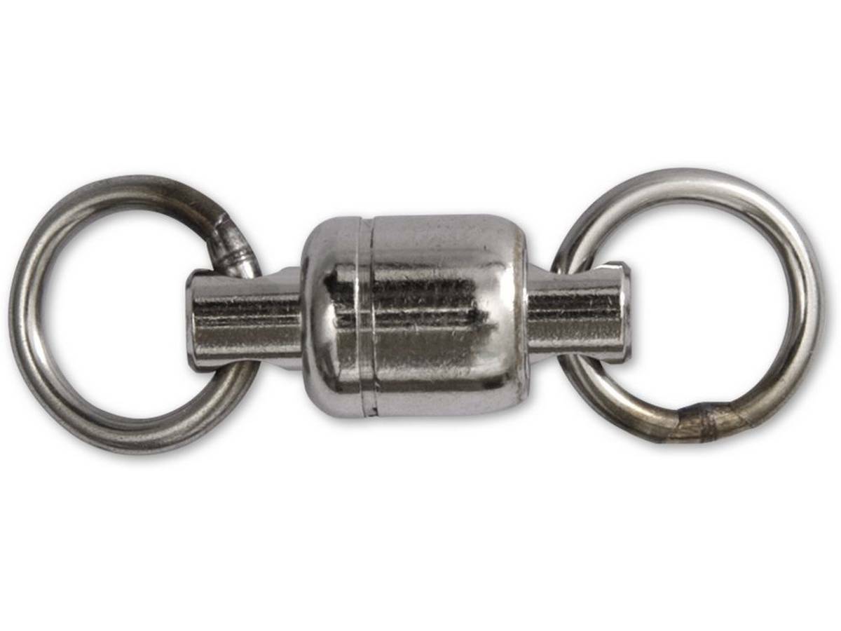 X-Strong Ball Bearing Swivel 6 black nickel 30mm  X-Strong Ball Bearing Swivel 6 black nickel 30mm