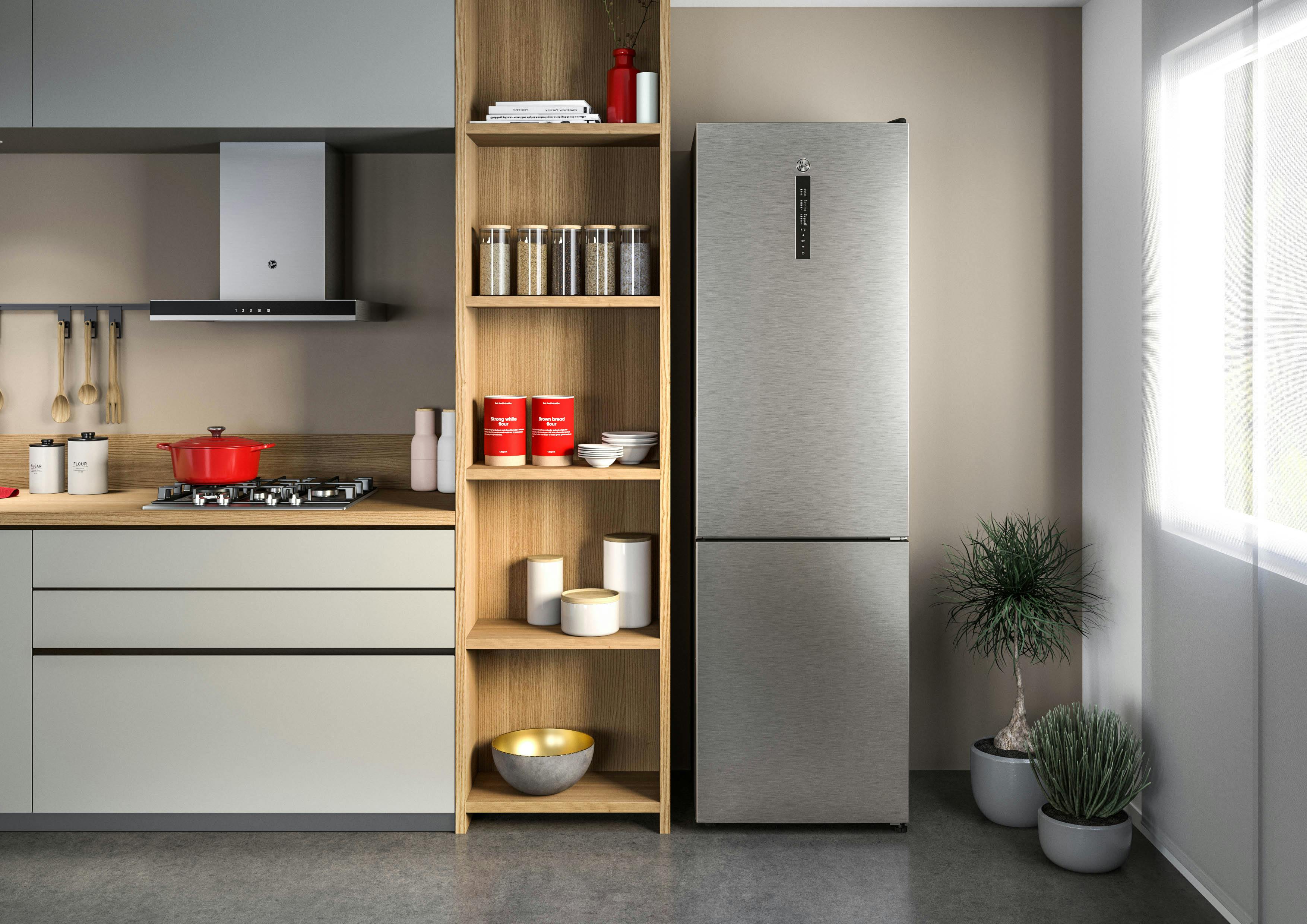 Innenarchitektur, Regal, Kühlschrank, Pflanze, Küche