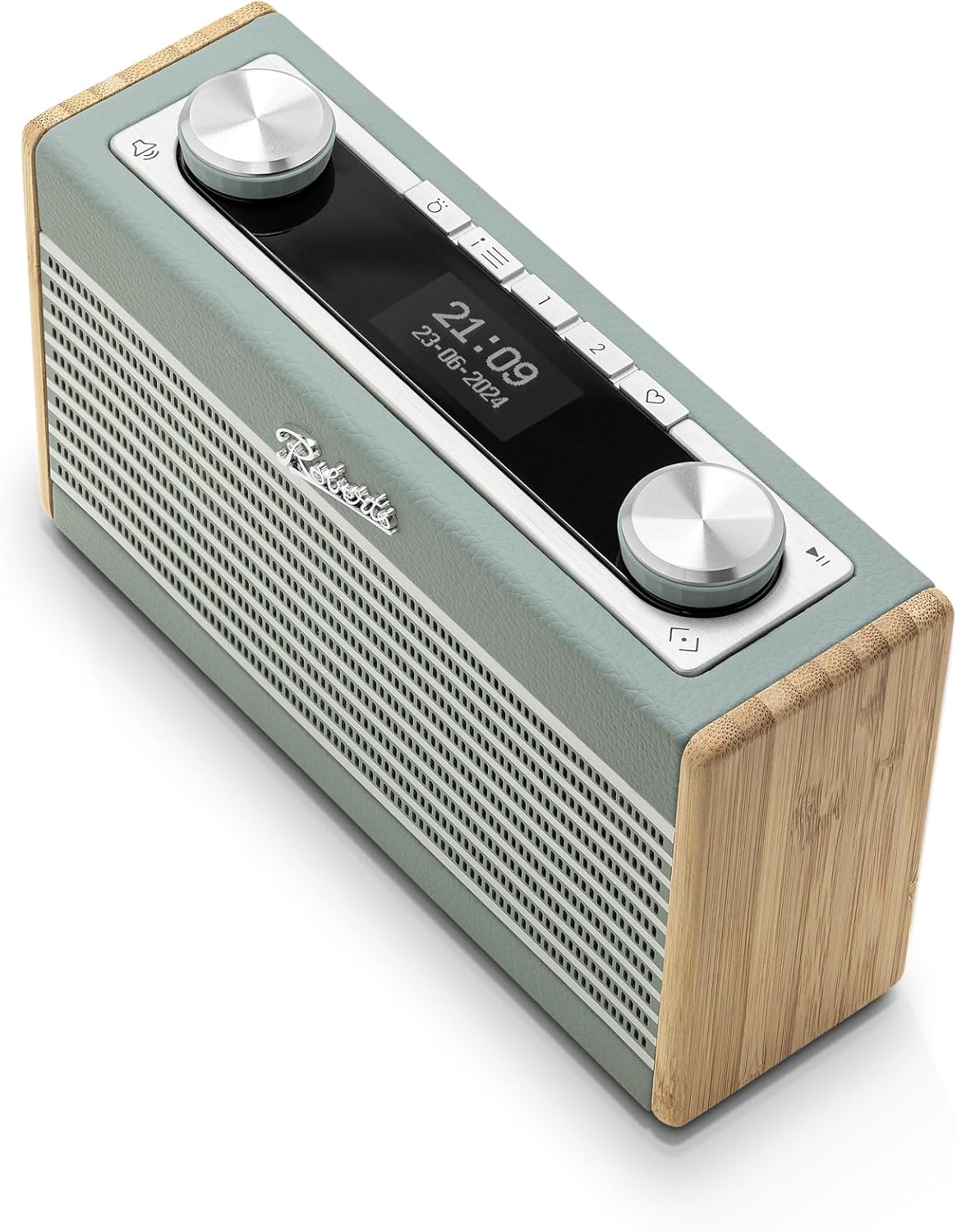 Radio, Bluetooth, Holzseitenteile, Digitalanzeige, Lautsprechersystem
