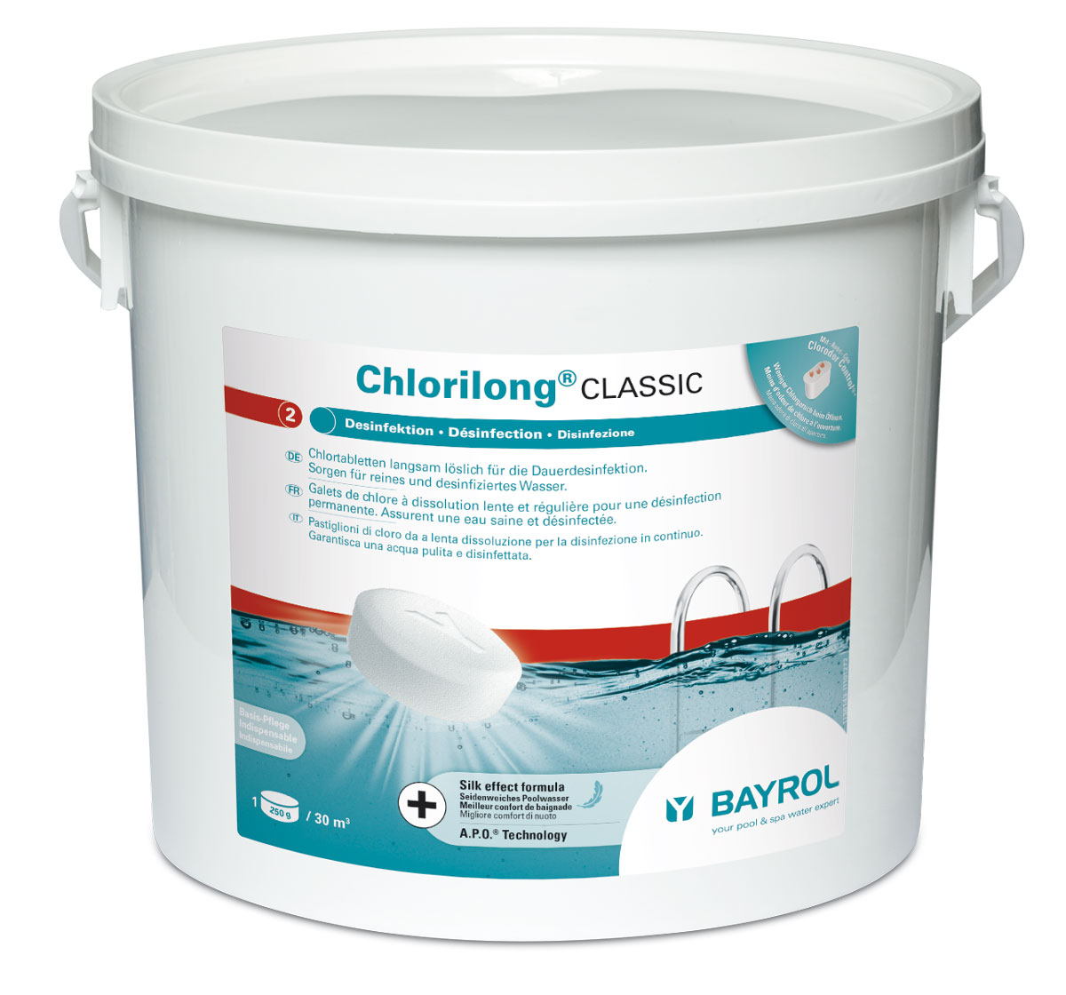 Chlorilong CLASSIC 5 kg Farbbehälter