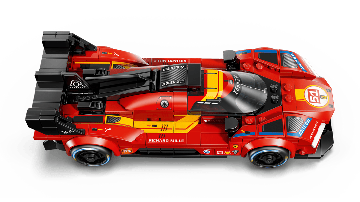 Modellauto, Lego, Rennwagen, Rot, Motorsport