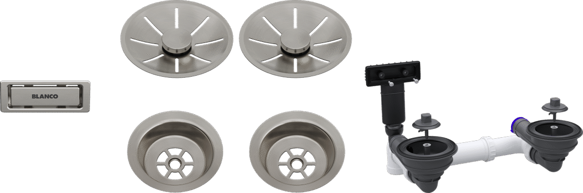 Ablg Set 2x3,5Zoll oAfb InFino satin platinum