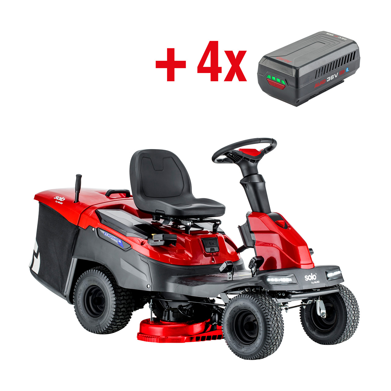 R 74.5 Li 36V Set inkl. 4 Stk. 8 Ah 36V Akkus und Ladegerät
