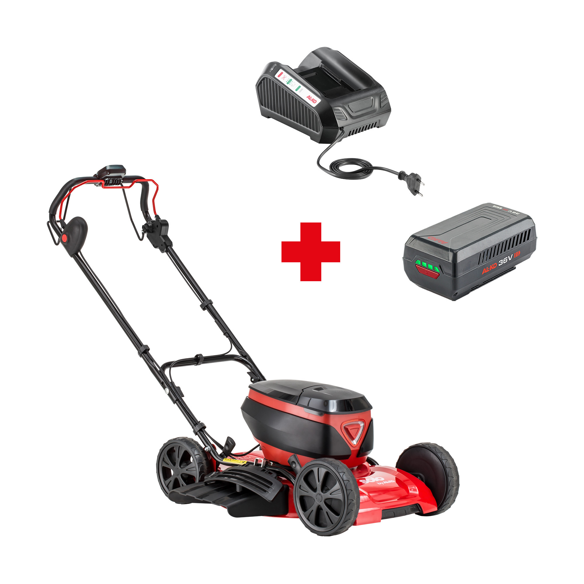 4736 Li VS Mulch&Grow Set (inkl. Akku 8 Ah und Ladegerät)