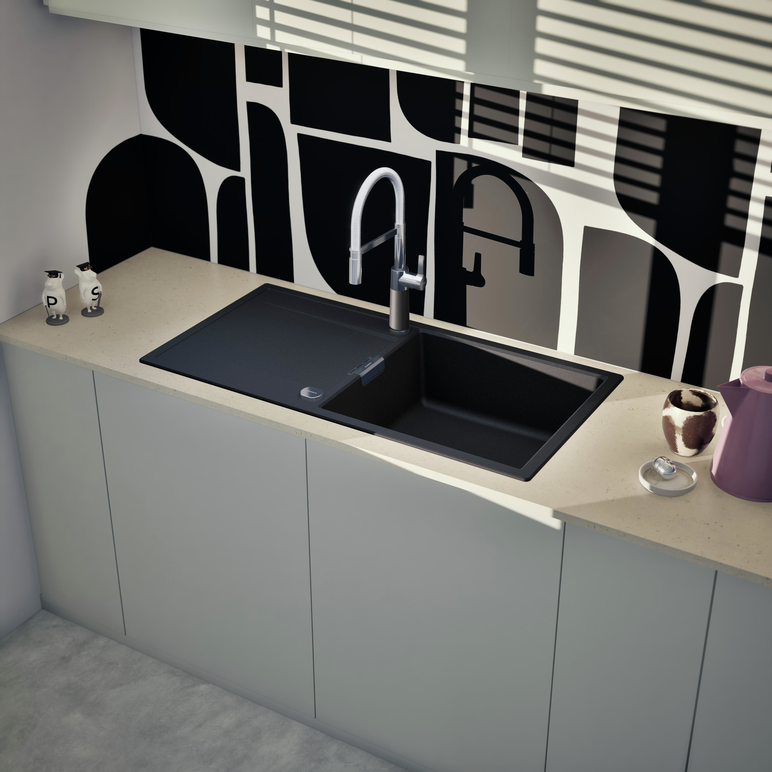 Sinken, Waschbeckenhahn