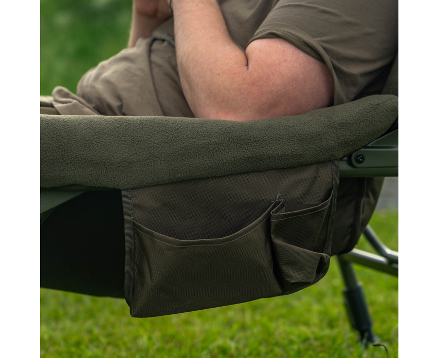 Sitzauflage, Armlehne, Tasche, Stoff, Campingstuhl