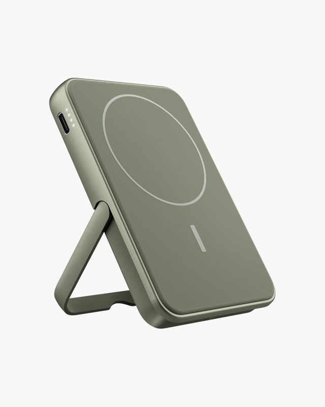 Magnet Wireless Powerbank 5000mAh Dried Green 