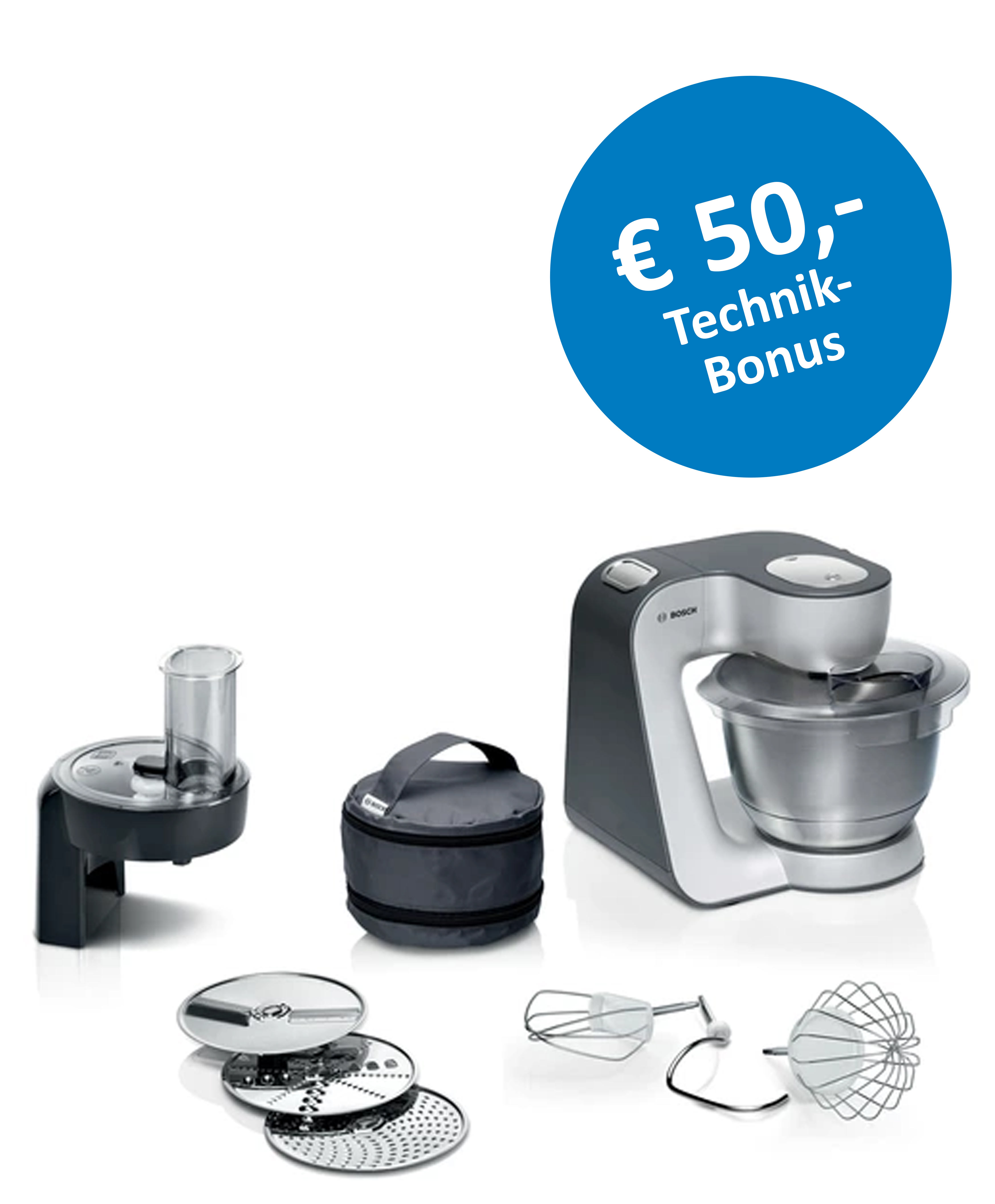 Küchenmaschine, Standmixer, Rührhaken, Zubehör, Beutel/Transporttasche