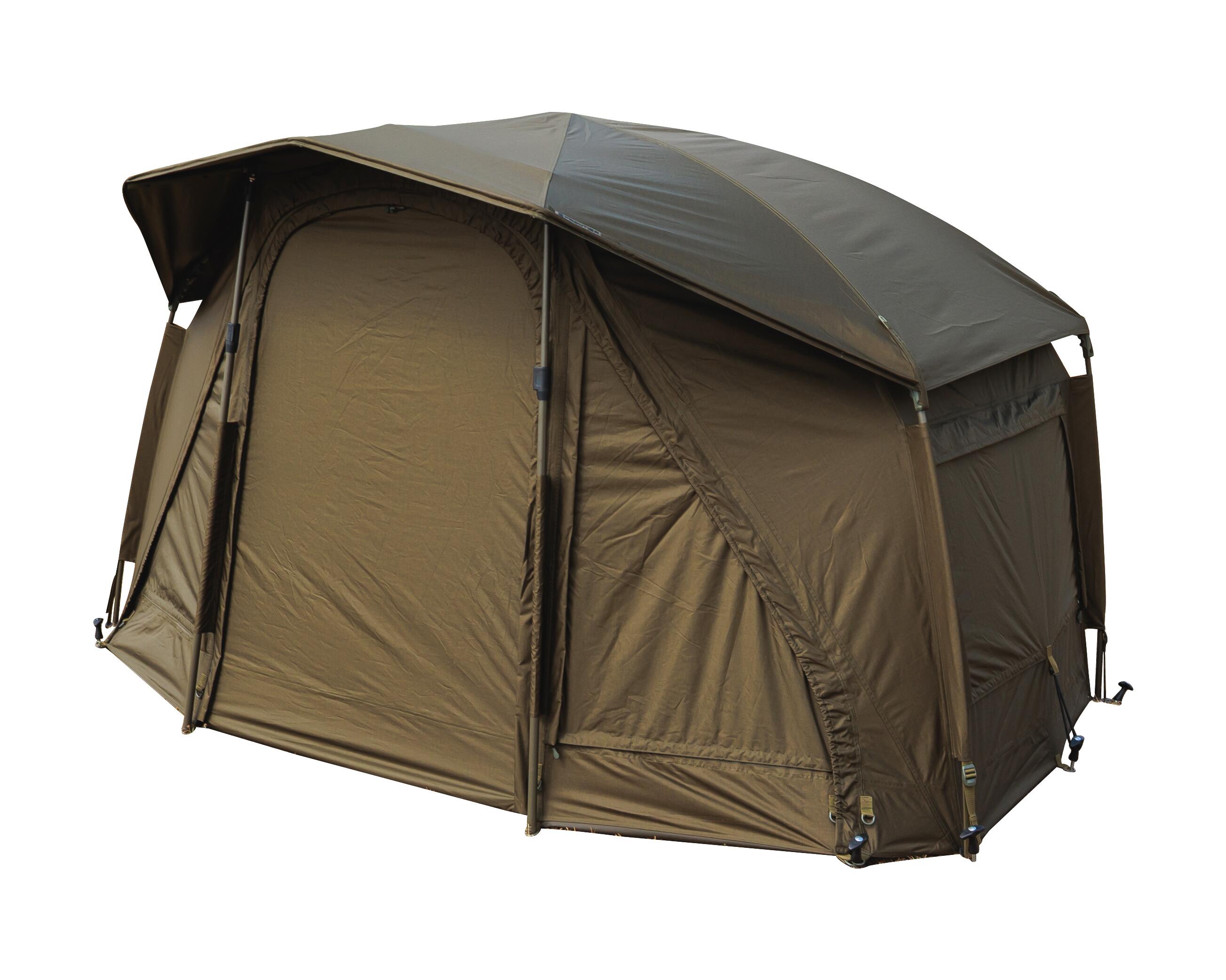 Campingzelt, Outdoorzelt, Kuppelzelt, Tarnfarbe, 4-Jasbereit