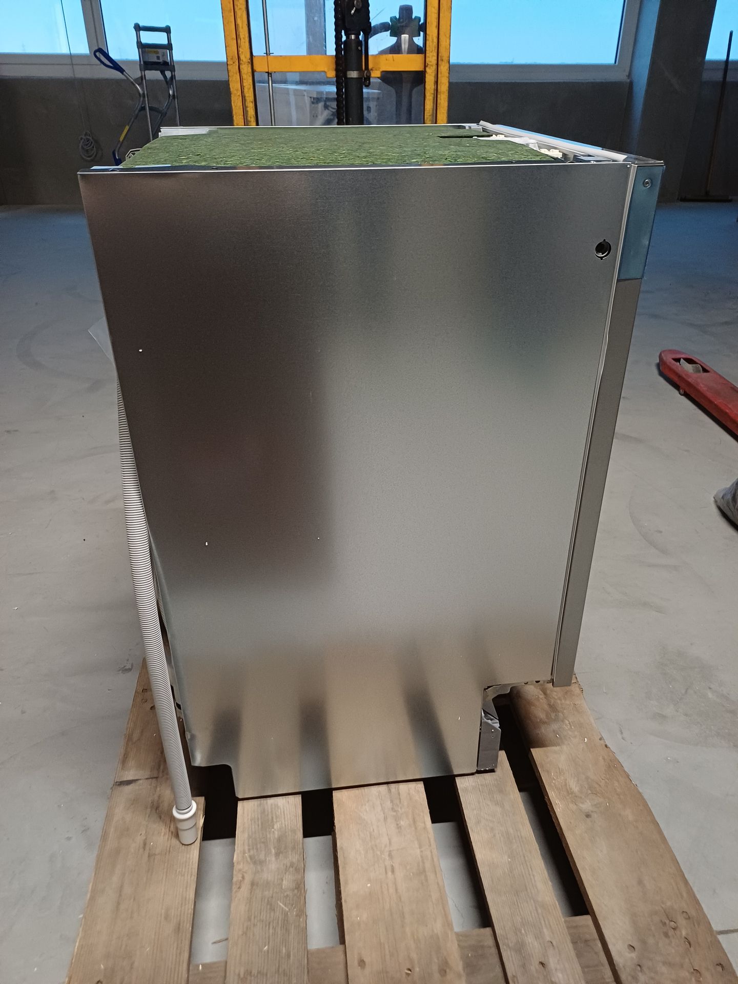 Waschmaschine, Stahlgehäuse, Frontlader, Großes Gerät, Industriell
