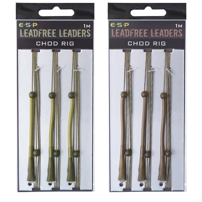 LEAD FREE CHOD RIG 1M GRN LEAD FREE CHOD RIG 1M GRN