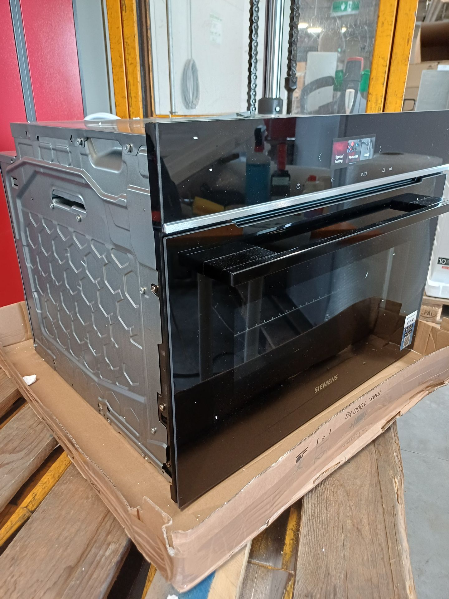 Einbau-Backofen, Elektrobackofen, Schwarzglas, Siemens, Küchengerät