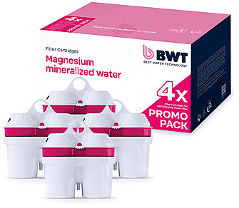 wasserfilter, magnesiummineralisiertes wasser, 4x promo-pack, bwt filter, kartuschen box