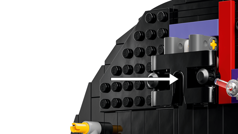 lego, brick, schwarz, maschine, pfeil