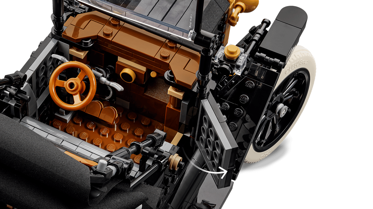 Kleinwagen, Lenkrad, Schwarzbraun, Bauklotz, Innenraum