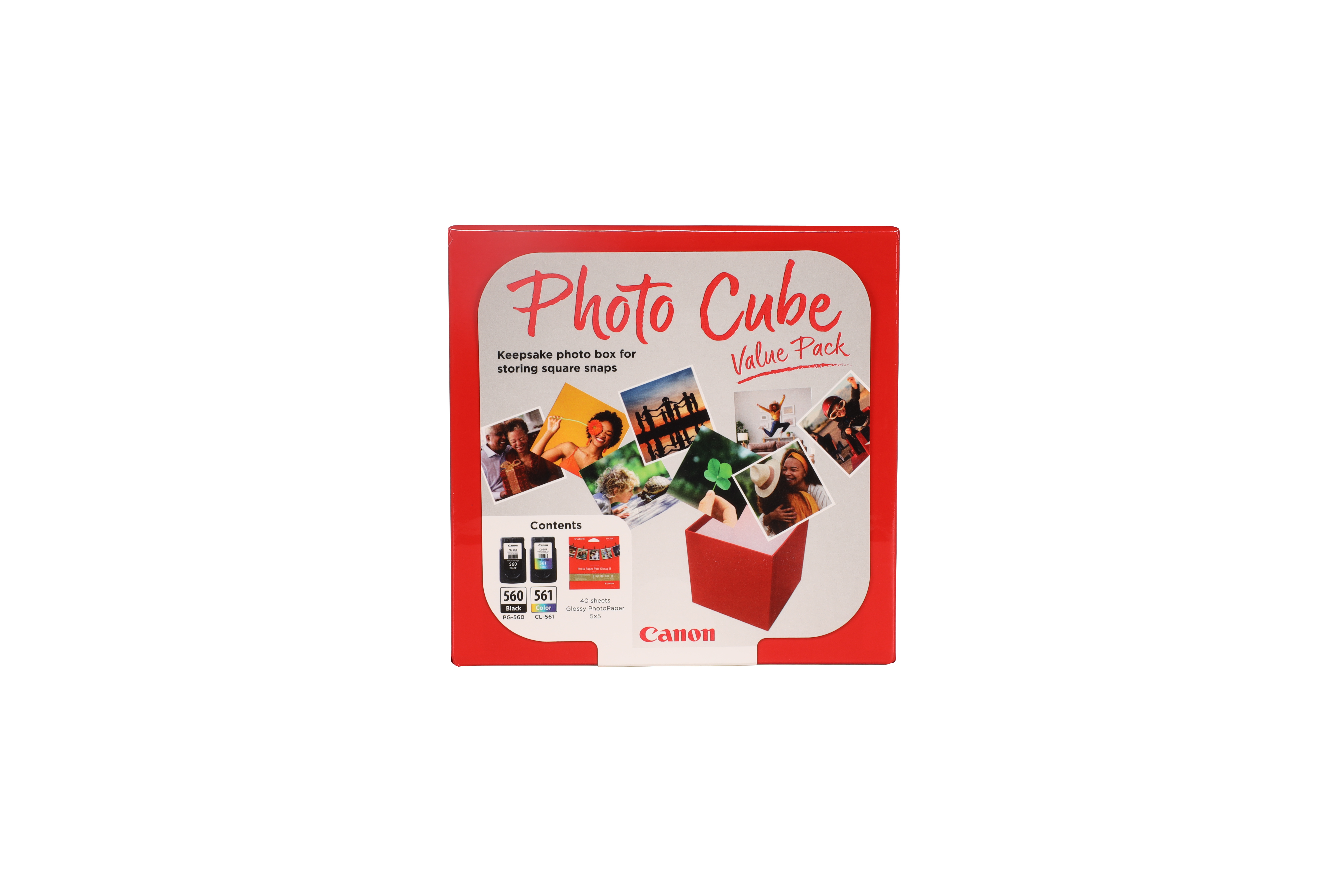 PG-560/CL-561 PHOTO CUBE VALUE SUPL PACK 5X5 PHOT PAPER(PP-201 40SHE PG-560/CL-561 PHOTO CUBE VALUE SUPL PACK 5X5 PHOT PAPER(PP-201 40SHE