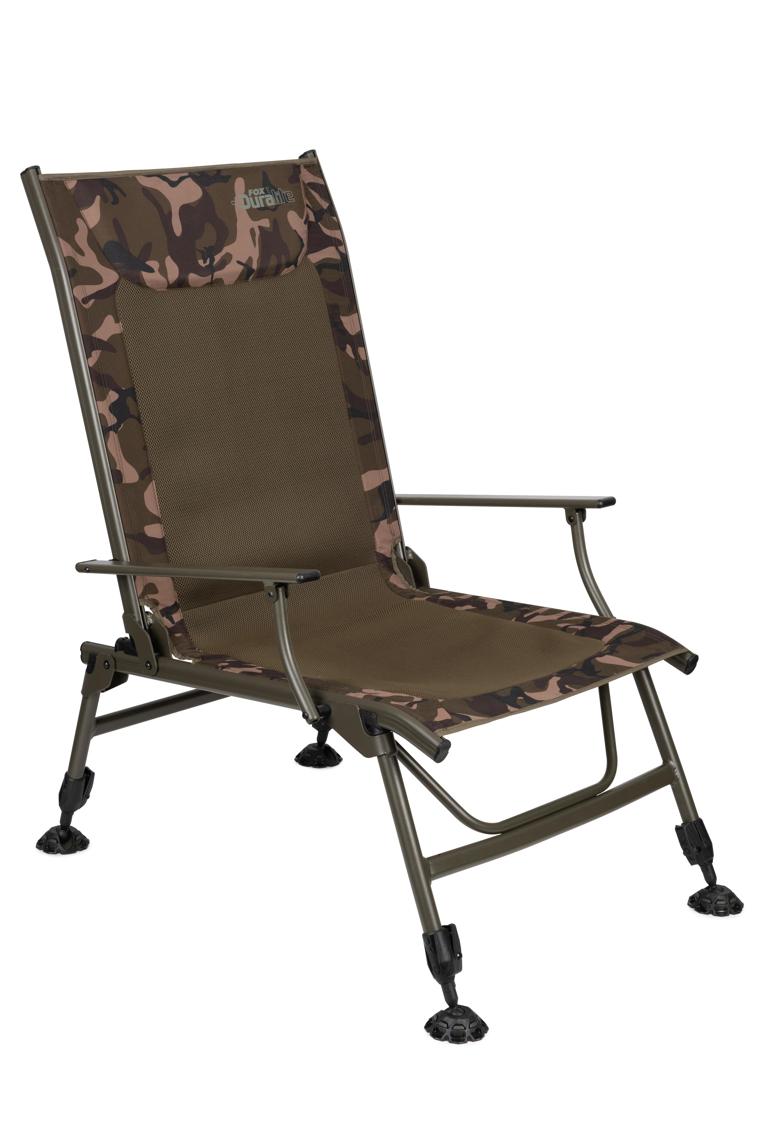 Campingstuhl, Feldstuhl, Camouflage, Stoffbezug, Transportfüße