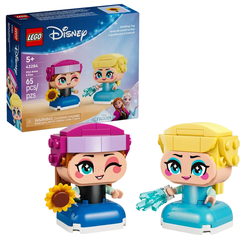 Die Mini-Prinzessinnen Anna und Elsa