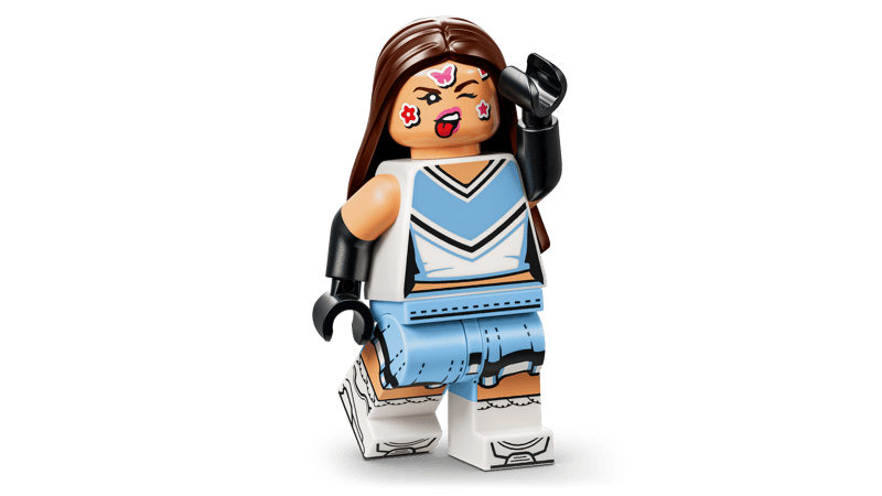 Minifigur, Lego, Cheerleader, Verkleidung, Special-Effect