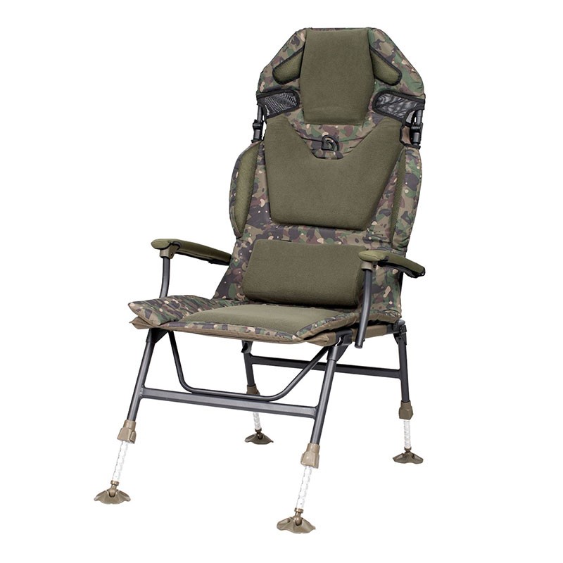 Feldstuhl, Camouflage, Kampierstuhl, Klappstuhl, Ergonomisch