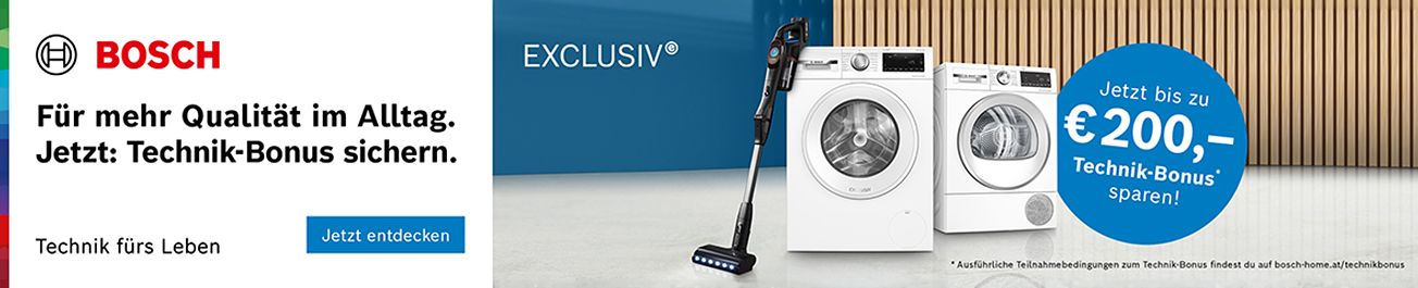 Bosch EXCLUSIV Technik-Bonus